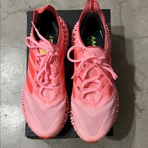 Adidas Women's Neon Pink Athletic Sneakers